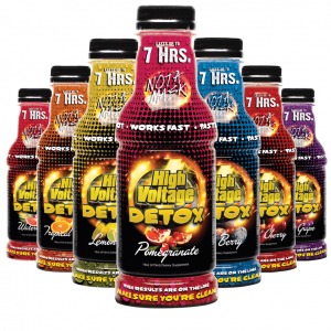 High Voltage Detox Instant Fast Cleansing Drink Six Flavors - 16 Ounce - Same Day Detox