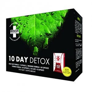 Rescue 10 Day Permanent Detox Best Detox Capsules Full Body Cleanse Dietary Supplement