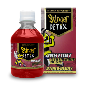 Stinger Instant Detox Liquid Drink Total Body Strawberry 8oz – Same Day Detox