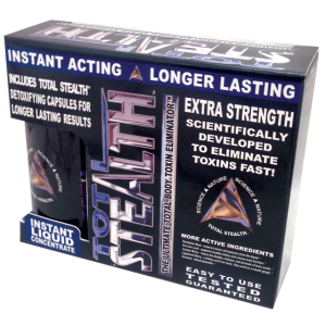 Total Stealth 2oz Detox Concentrate Best Detox Capsules & Liquid Full Body Cleanse Dietary Supplement